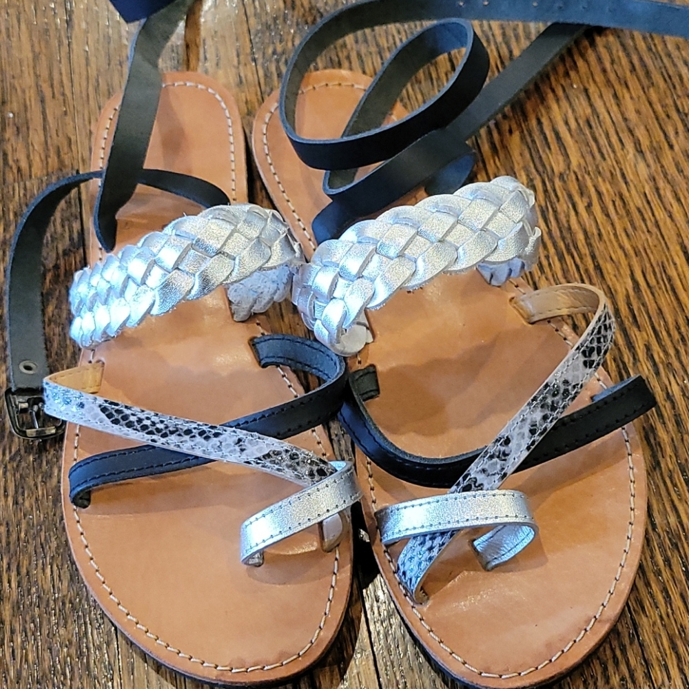 Isapera Lemonia Ankle Wrap Sandals